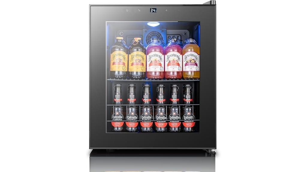 glass door beverage cooler