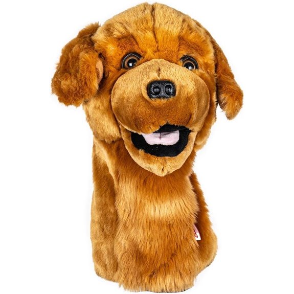 golden retriever golf headcover
