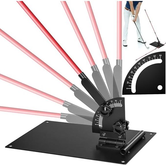 Pro Golf Alignment Sticks Holder with Weighted Base
