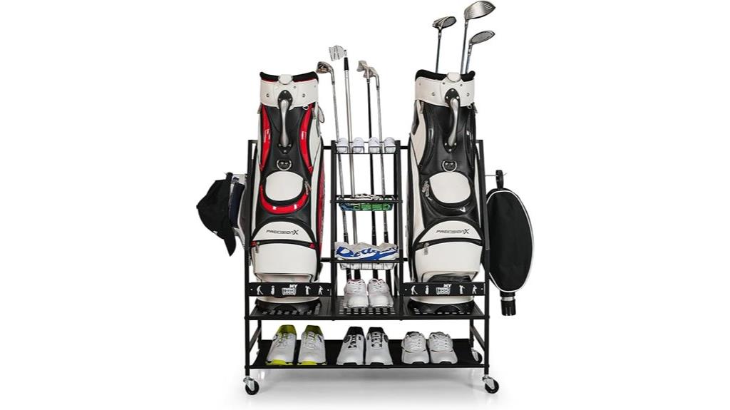 golf bag storage organizer