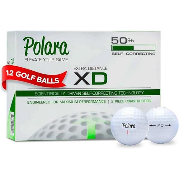 golf ball with self correcting technology