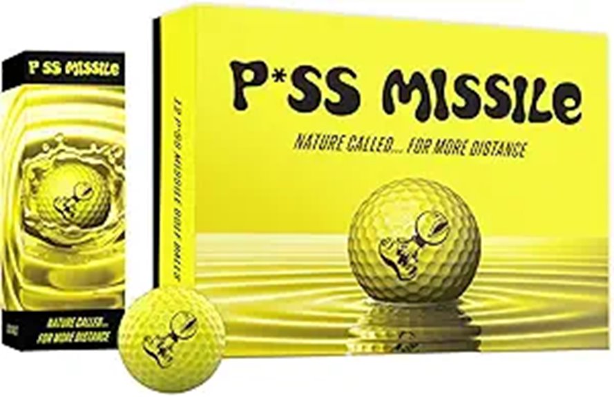 P*ss Missile Distance Golf Balls (4-Pack)