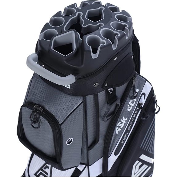 ASK ECHO T-Lock Golf Cart Bag with 14 Dividers