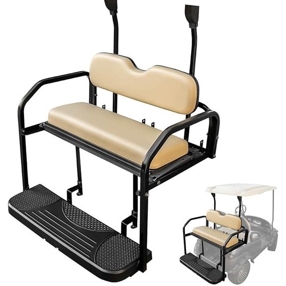 NOKINS Golf Cart Rear Seat Kit for Club Car