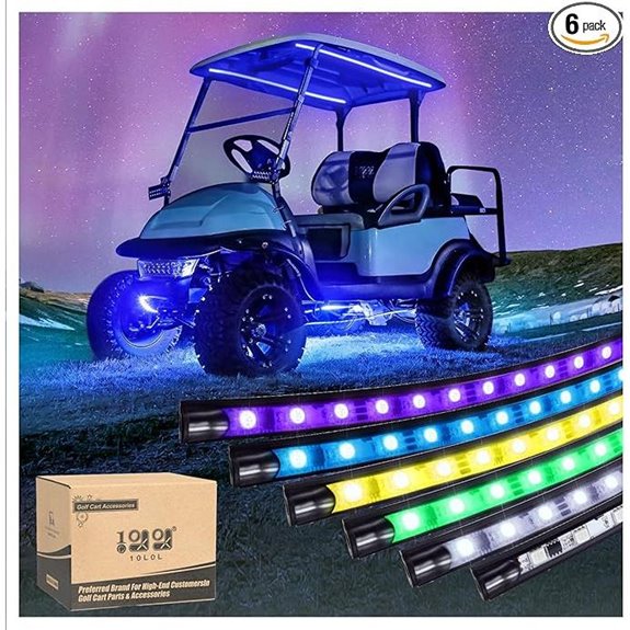 golf cart rgb lights