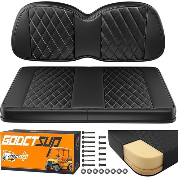 Golf Cart Front Seat Replacement Cushion Kit