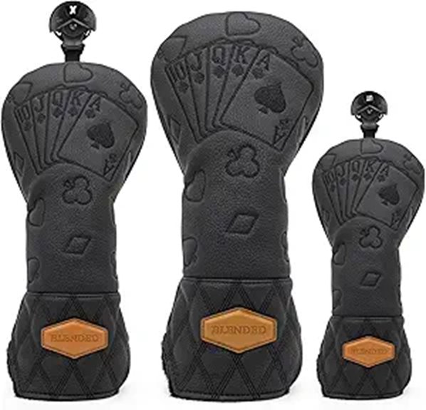 Golf Club Covers with Number Tags