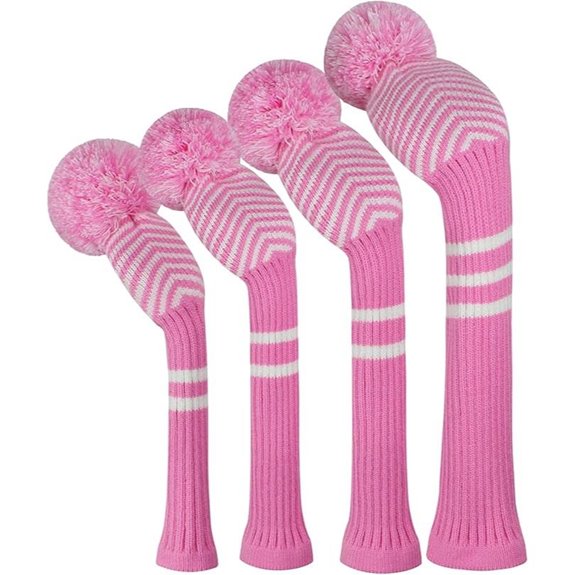 Scott Edward Knitted Golf Head Covers Set
