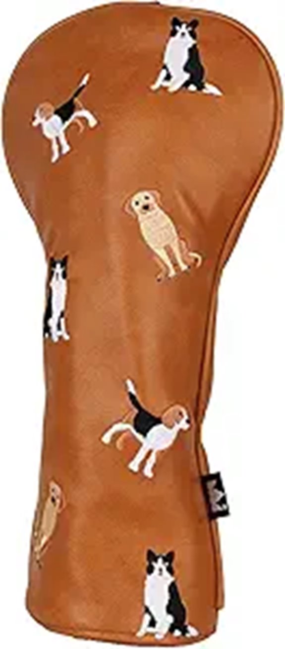 Craftsman Golf Dog Embroidery Headcover for Clubs