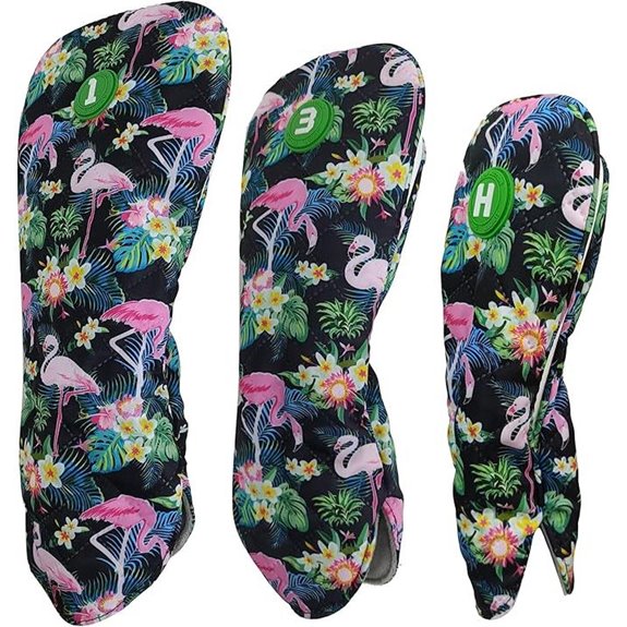 Golf Headcovers for Drivers and Woods (Set of 3)