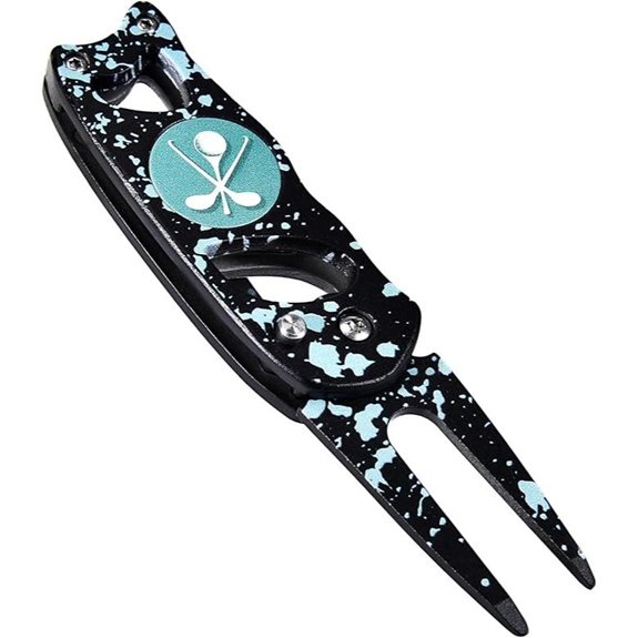 Golf Divot Repair Tool with Ball Marker