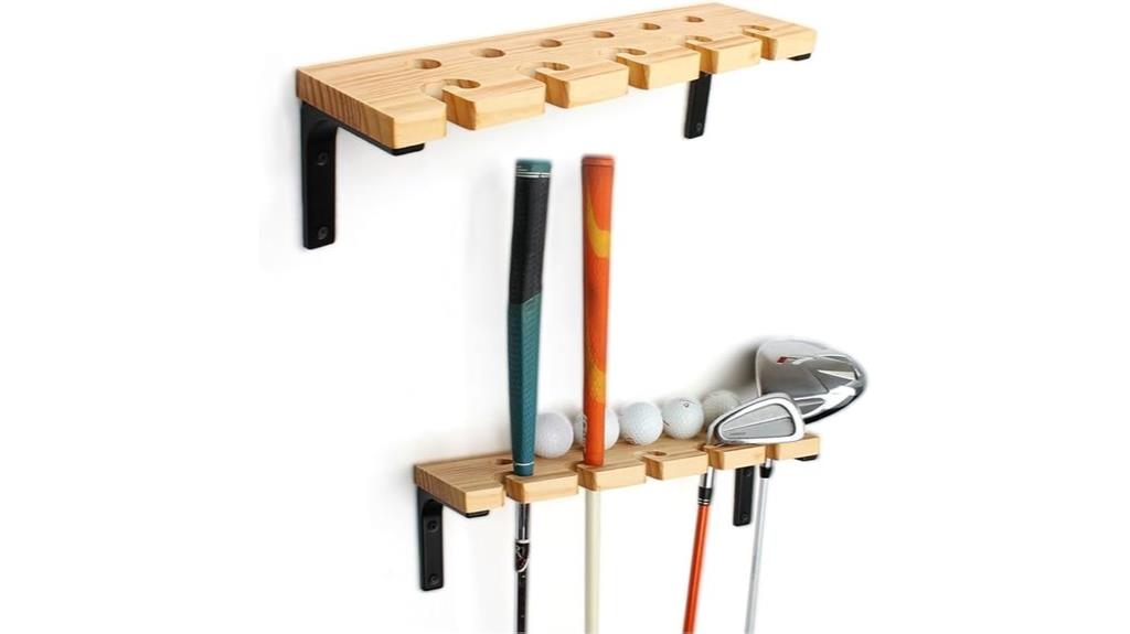 golf club wall organizer