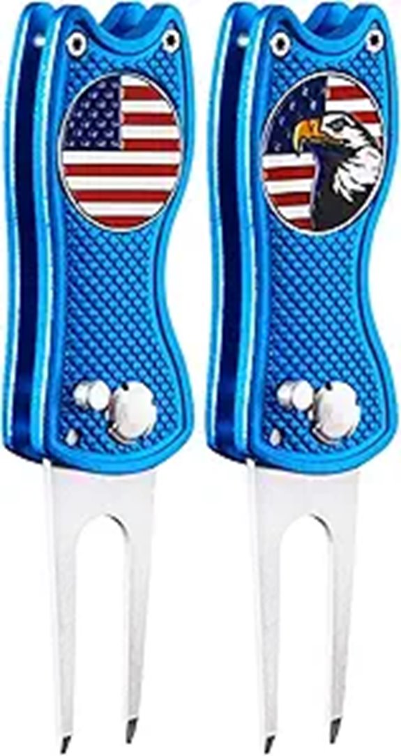 Finger Ten Golf Divot Repair Tool & Ball Marker Set