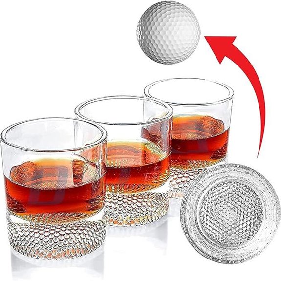 Golf Gifts for Men Dad Whiskey Glasses Set