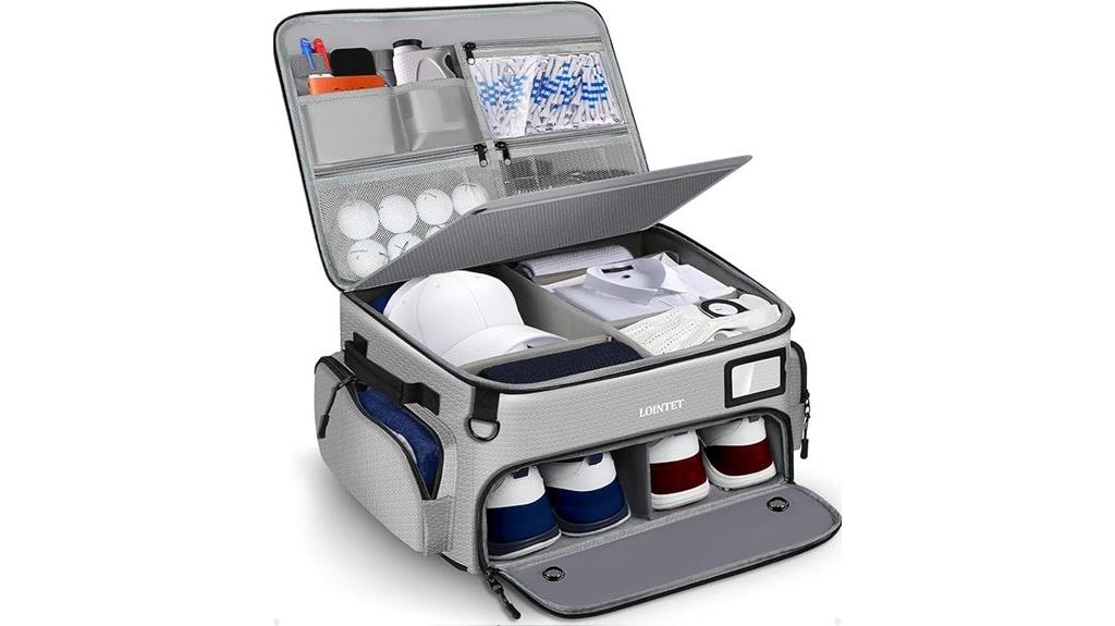golf gear storage organizer