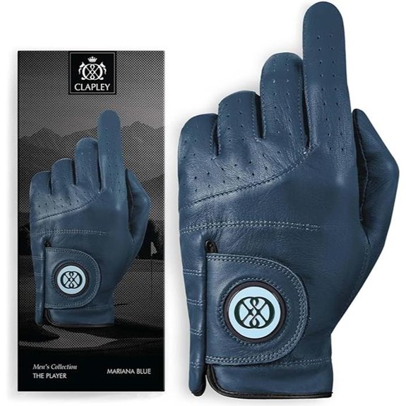 golf glove with magnetic marker