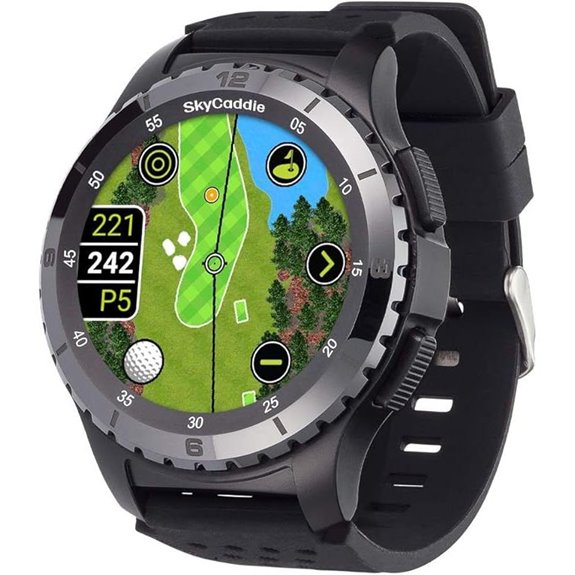 golf gps watch with ceramic bezel