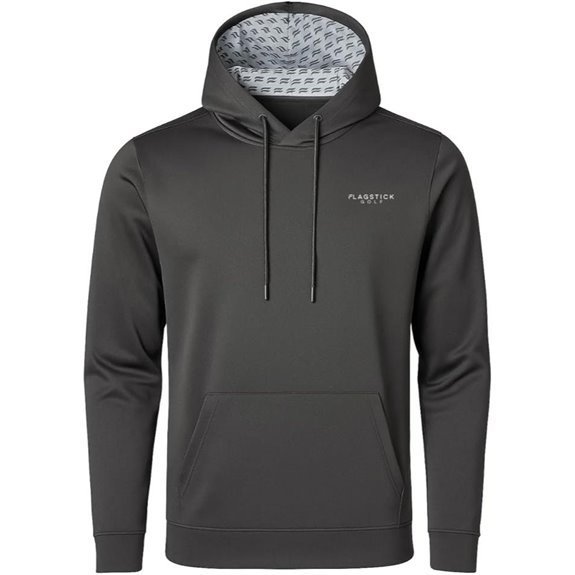 golf hoodie with flagstick