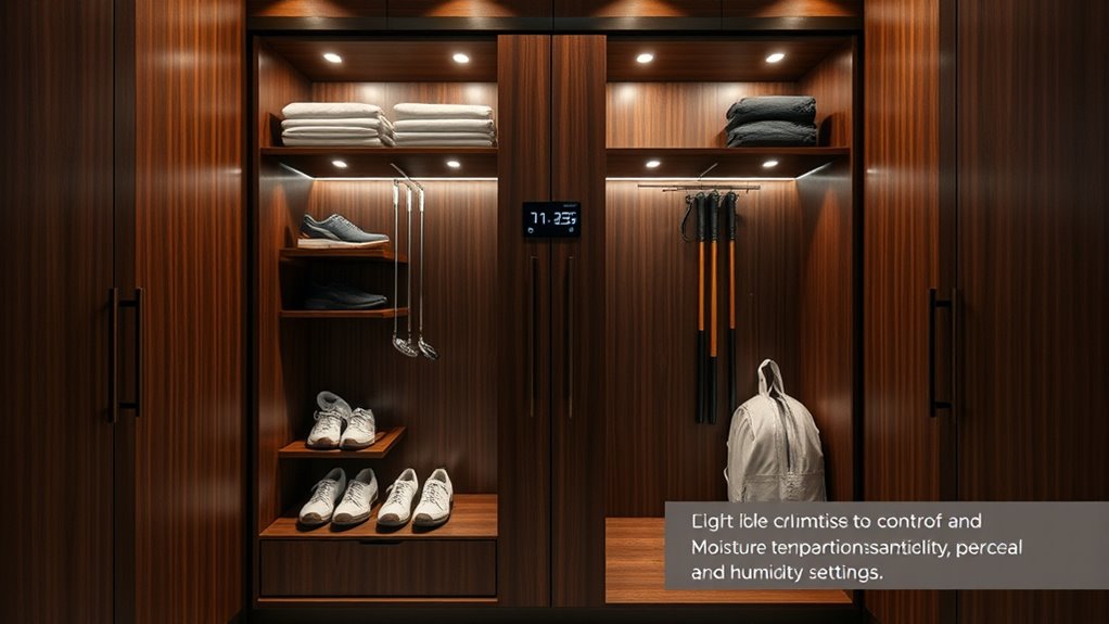 golf locker climate features