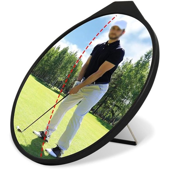 Golf Putting Mirror with Non-Slip Base
