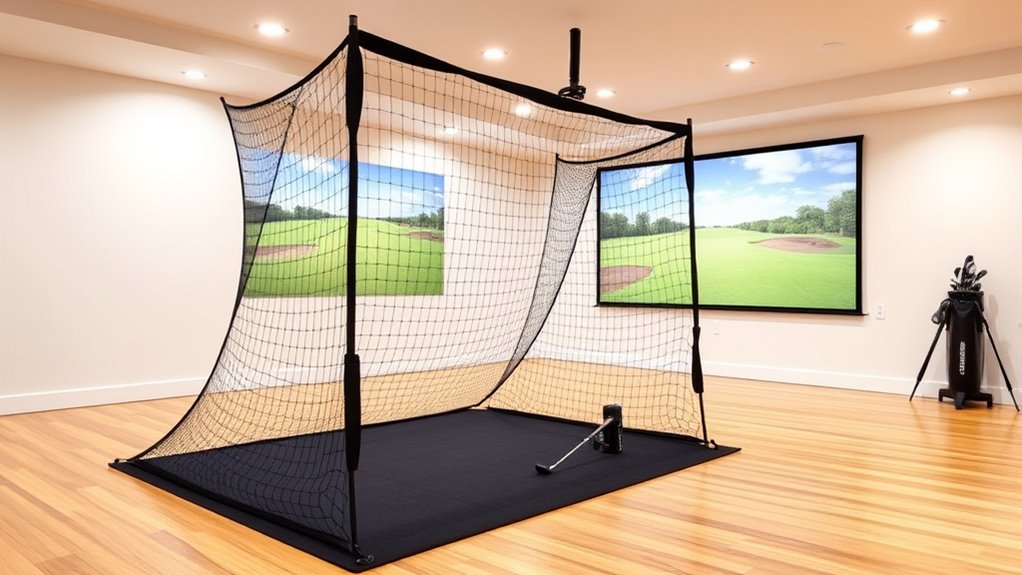 golf net projector considerations