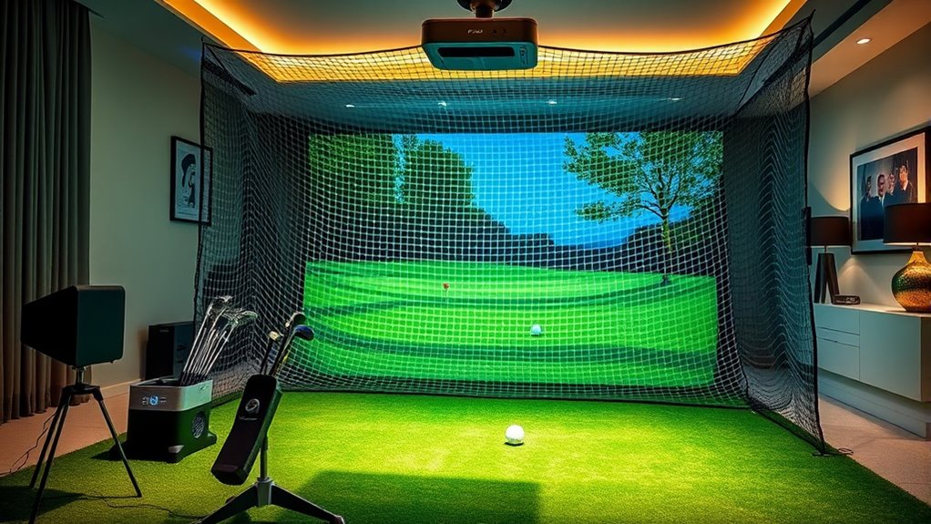 golf net projector packages