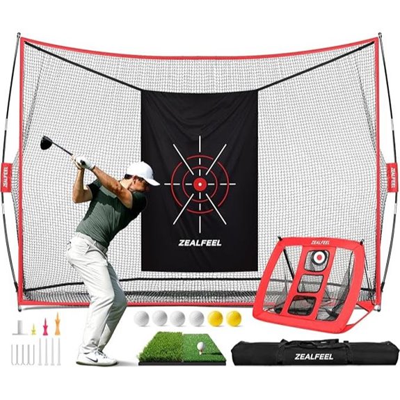Golf Practice Net with Accessories for Indoor Outdoor