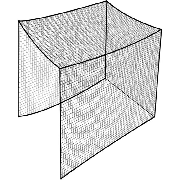 golf net with carabiners