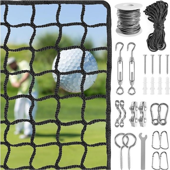 NQB Golf Practice Net with Steel Hanging Kit