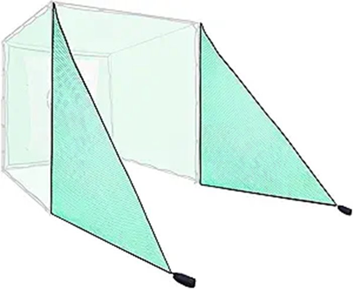 2PCS Golf Side Net with Sandbags for Practice