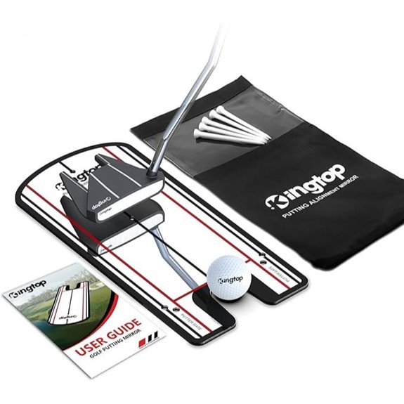 KINGTOP Golf Putting Mirror with Carry Bag