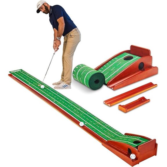 Perfect Practice Golf Putting Mat and Training Aid