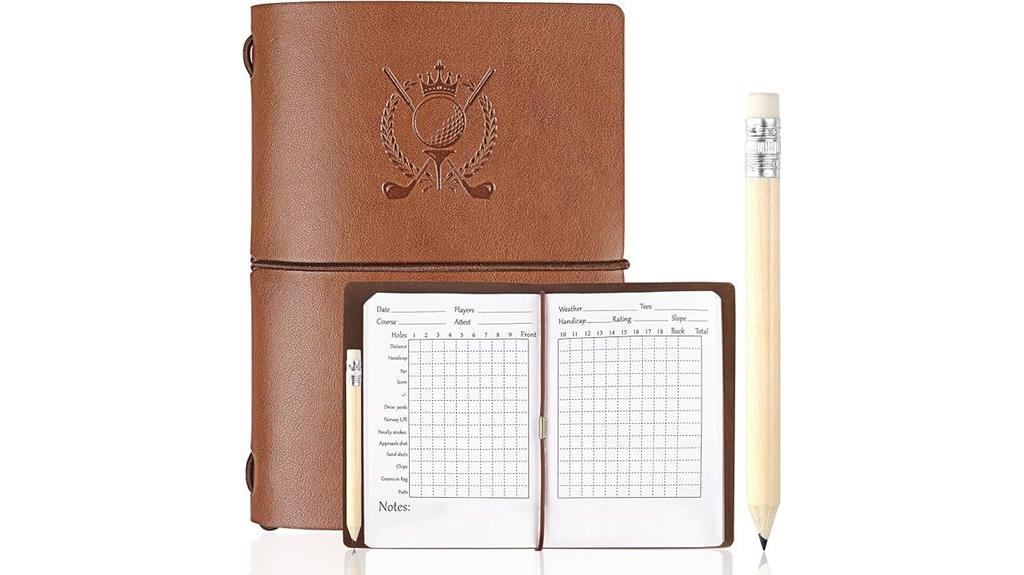 golf scorecard with pencil