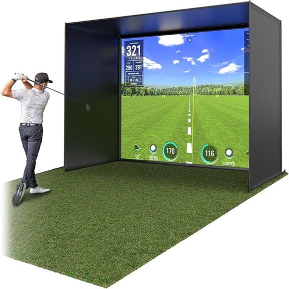 GoSports Golf Simulator Enclosure Nets (Multiple Sizes)