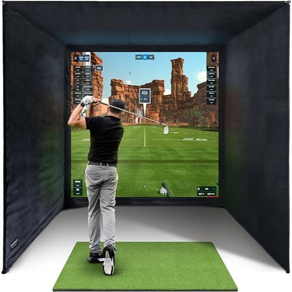 SimSpace Golf Simulator Enclosure with Impact Screen