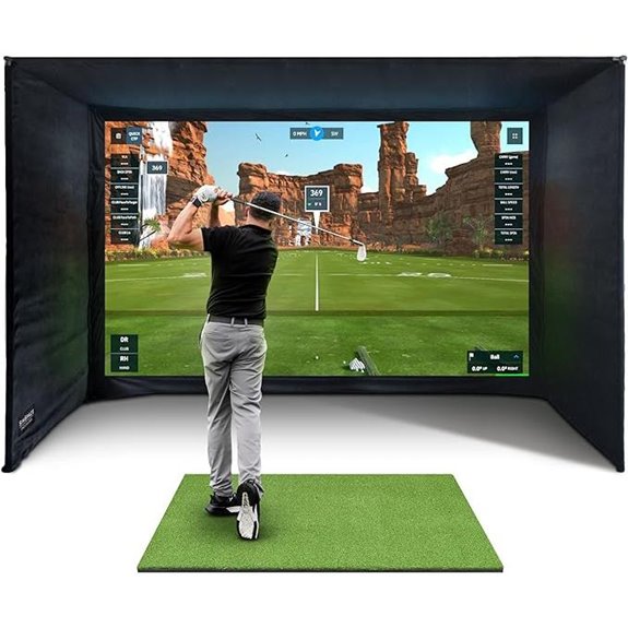 SimSpace Golf Simulator Enclosure with Impact Screen