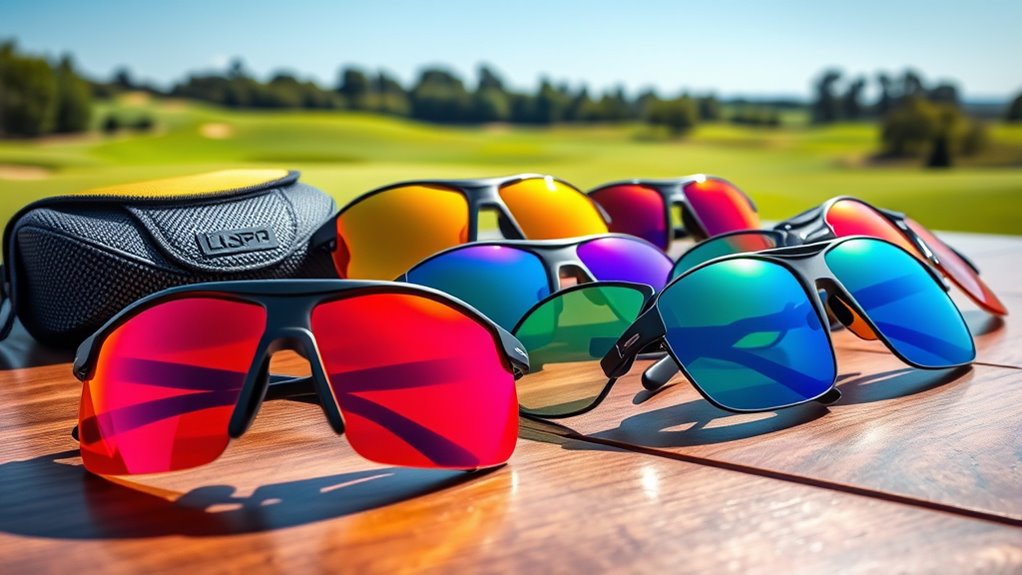 golf sunglasses lens kits