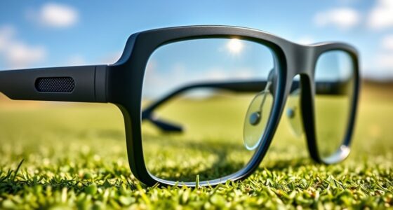 golf sunglasses with adjustable pads
