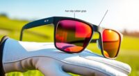 golf sunglasses with non slip temples