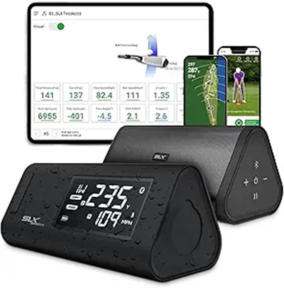 SLX Hybrid Golf Launch Monitor with Swing Speed Tracking