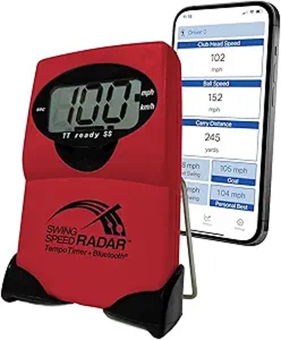 Golf Launch & Swing Speed Monitor for Club Training