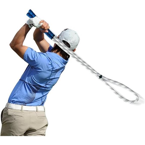 Golf Swing Rope Trainer for Speed Power & Practice