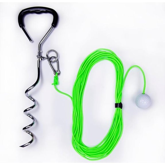 Swing Away Golf Training Tool with Real Ball