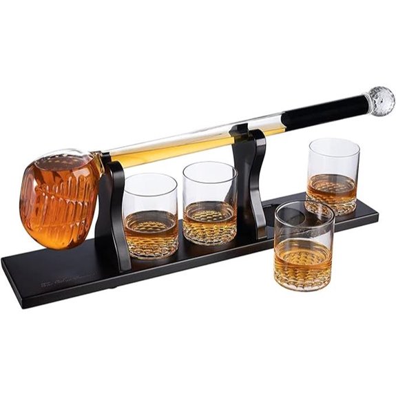 Golf Whiskey Decanter & Glass Set for Men