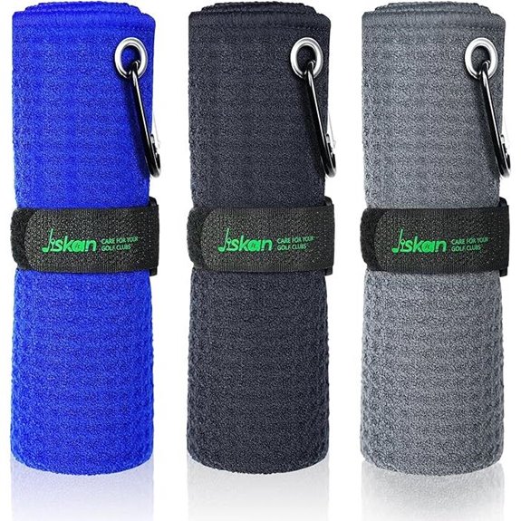 golf towel with hook