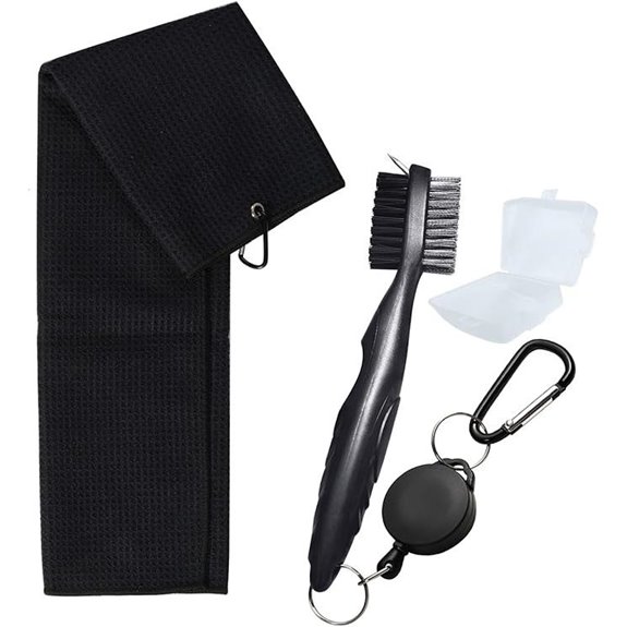 golf towel with waffle