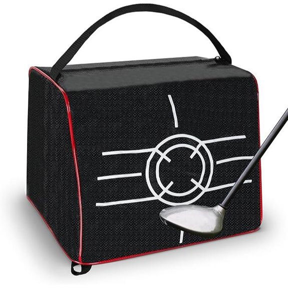 Golf Impact Training Bag with Bullseye Target