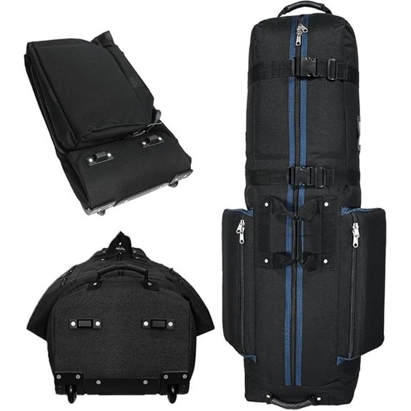 CaddyDaddy Constrictor Golf Travel Bag with Wheels