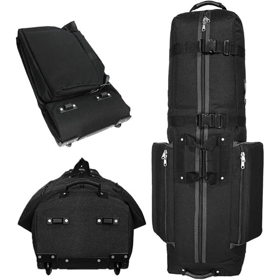 CaddyDaddy Constrictor Golf Travel Bag with Wheels