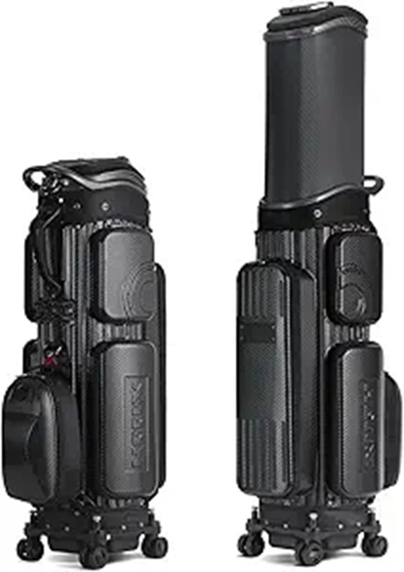 HELIX Hard Shell Golf Travel Bag with Wheels